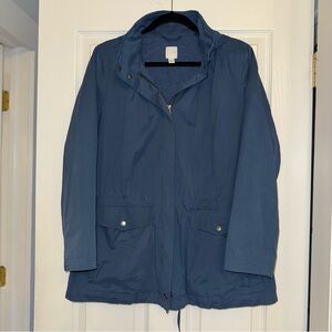 J.Jill Blue Waterproof Jacket